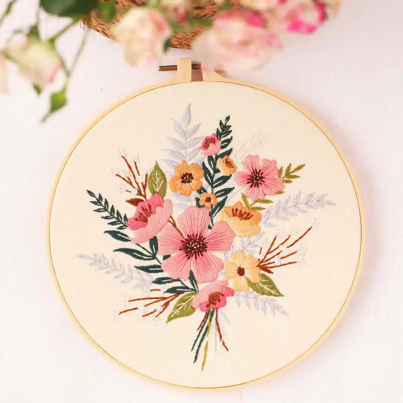 Embroidery Kit - Petals & Poetry