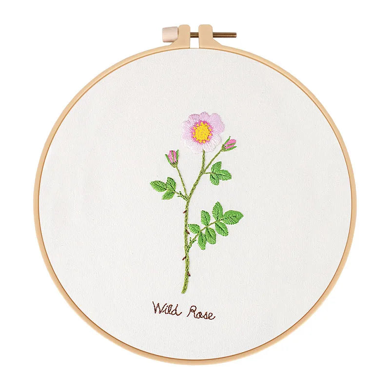 Embroidery Kit - Garden Flowers