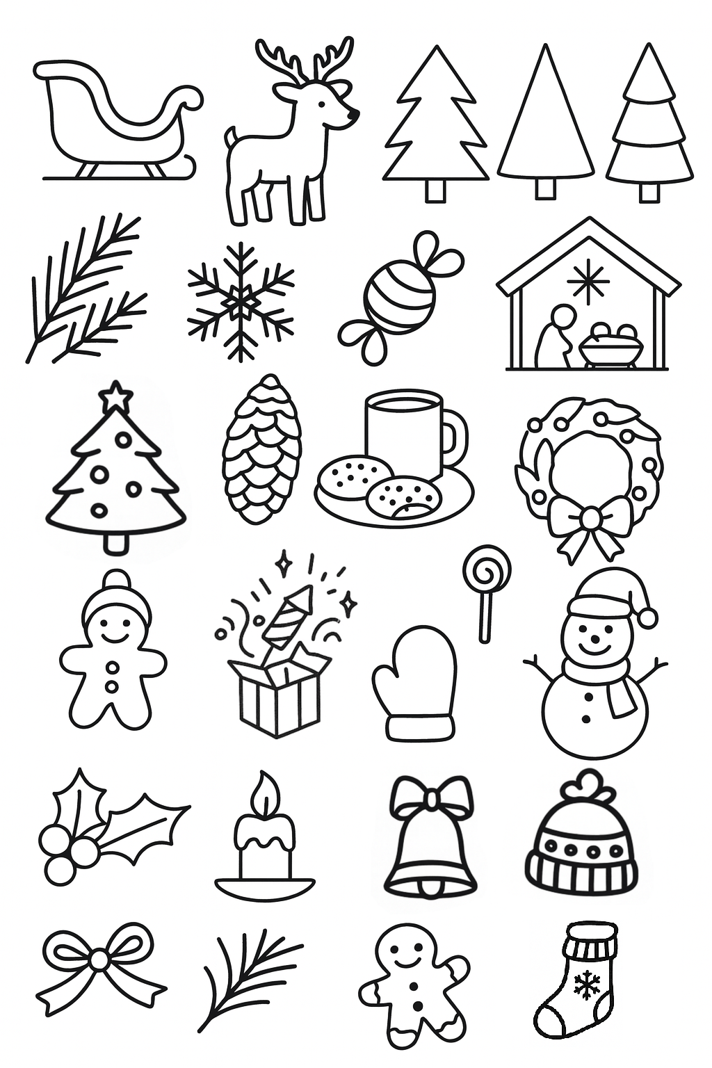 Water Soluble Embroidery Patterns - Christmas