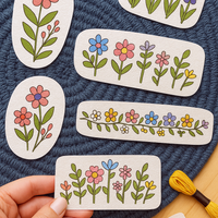 Sticky Water Soluble Embroidery Templates