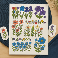 Sticky Water Soluble Embroidery Templates