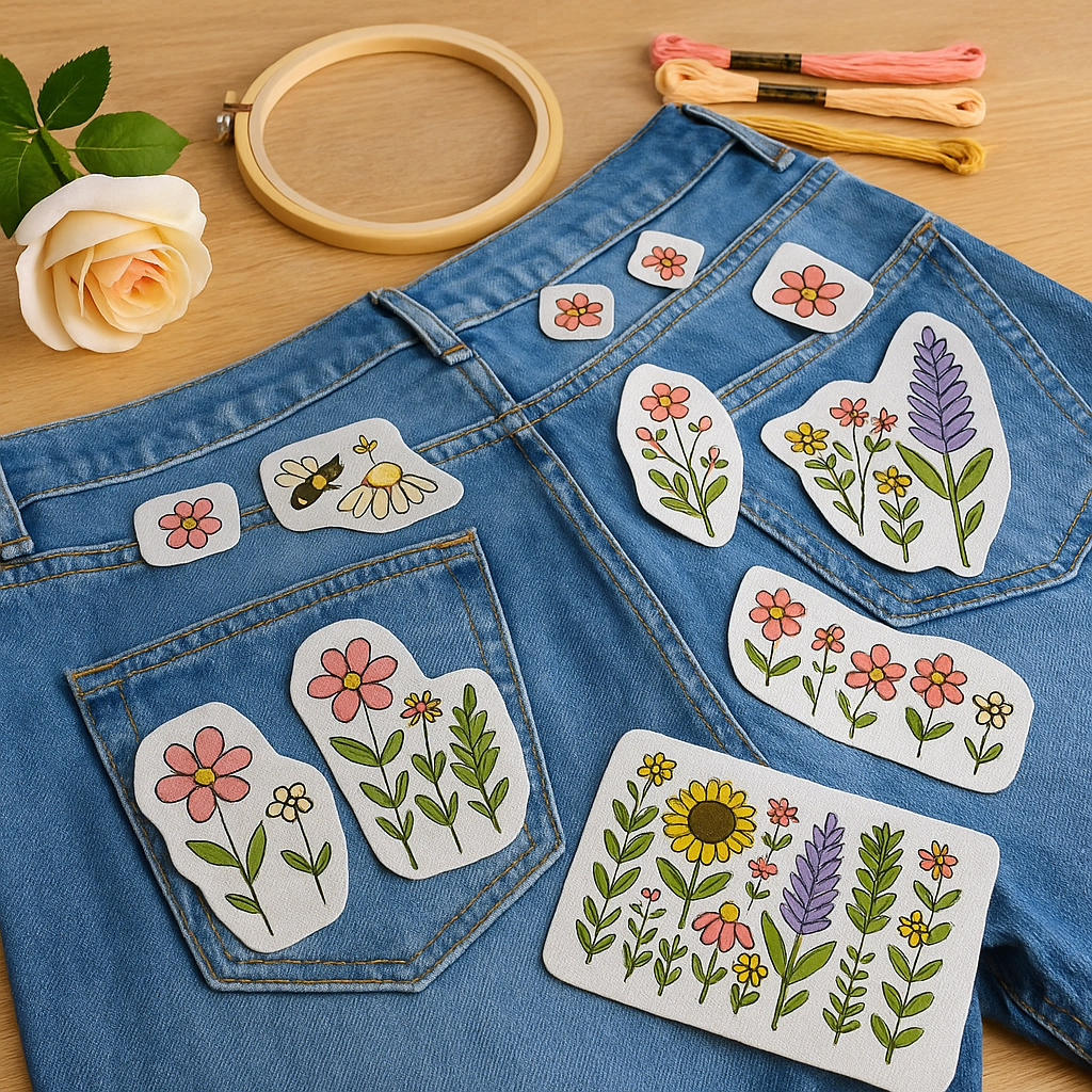Sticky Water Soluble Embroidery Templates