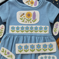 Sticky Water Soluble Embroidery Templates