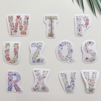 Water Soluble Embroidery Templates - Alphabet Collection