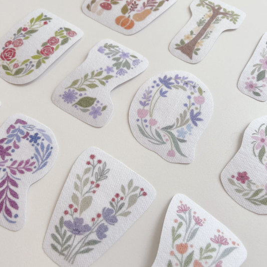 Water Soluble Embroidery Templates - Alphabet Collection